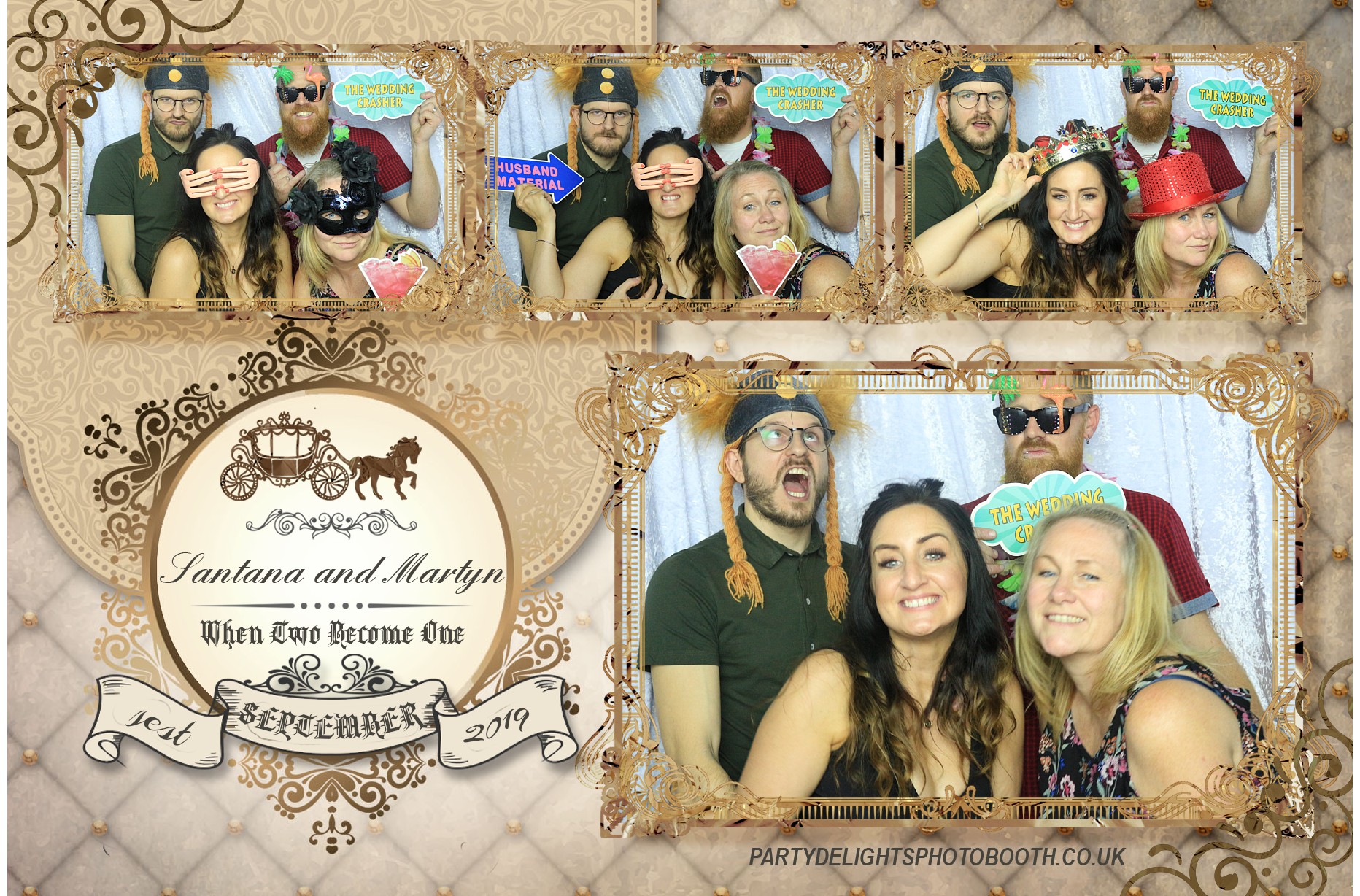 Martyn and Santana’s Wedding - Prints | View more photos from the event at gallery.partydelightsphotobooth.co.uk/u/PartyDelightsPhotoBooth/Martyn-and-Santana’s-Wedding-Prints